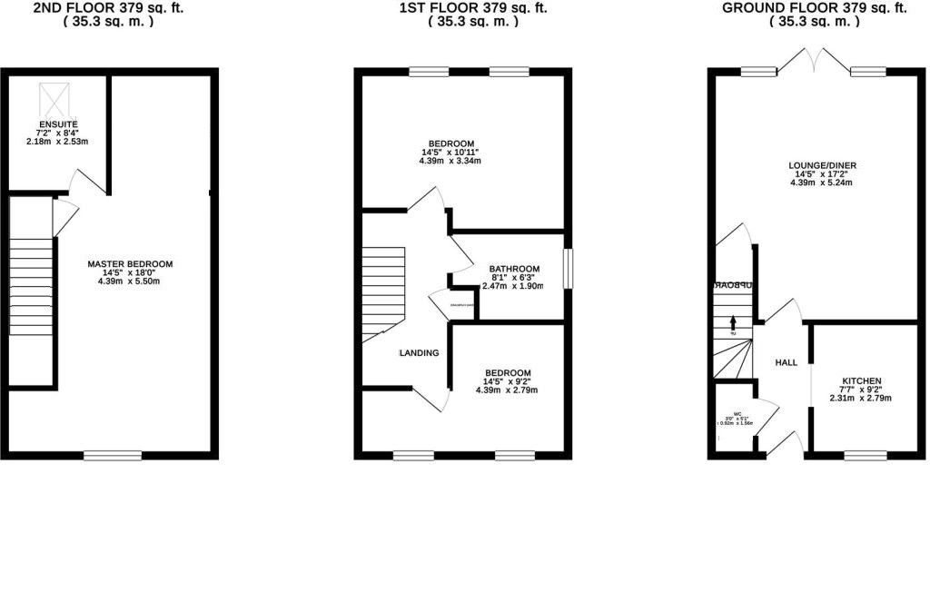 Floorplans For Worcester Close, CORBY