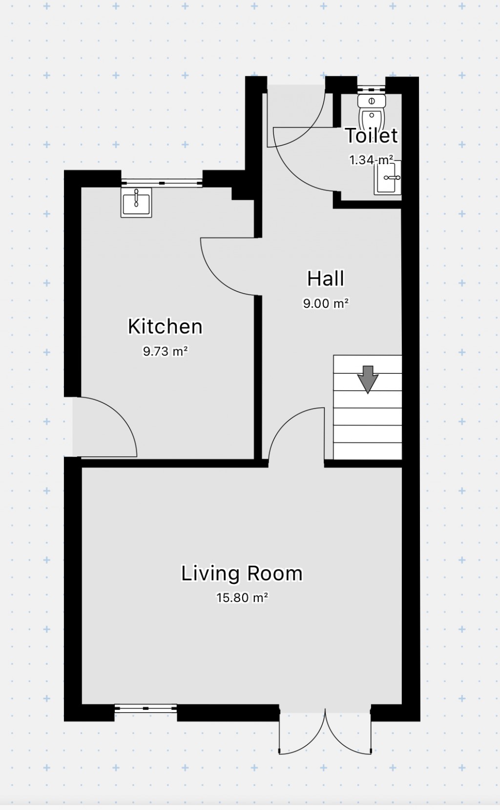 Floorplans For Farnborough Close, CORBY