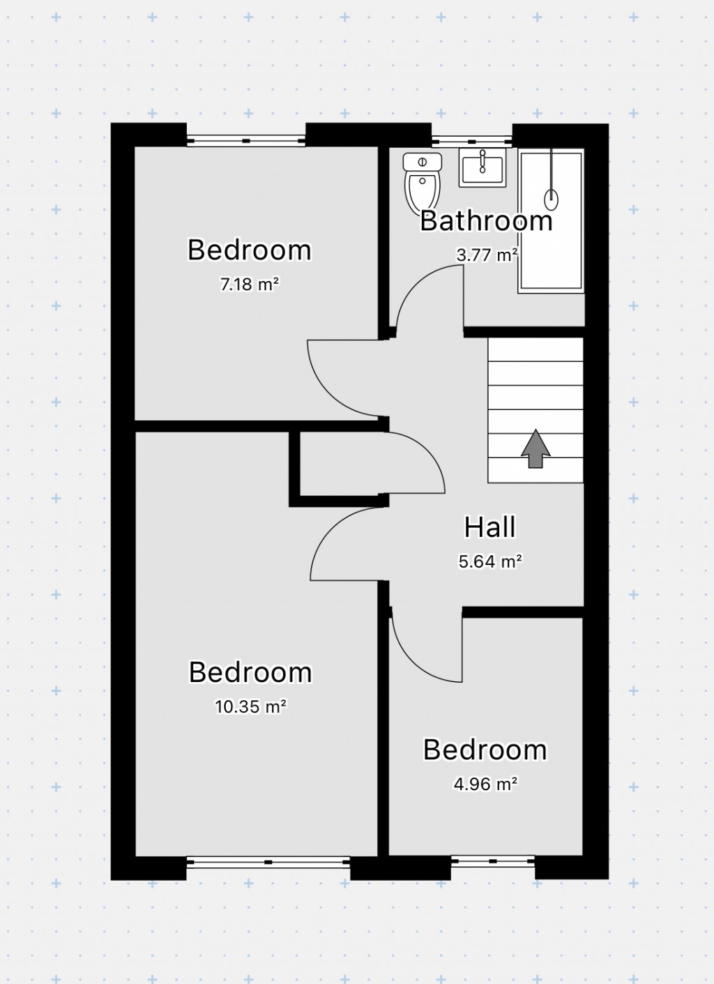 Floorplans For Farnborough Close, CORBY