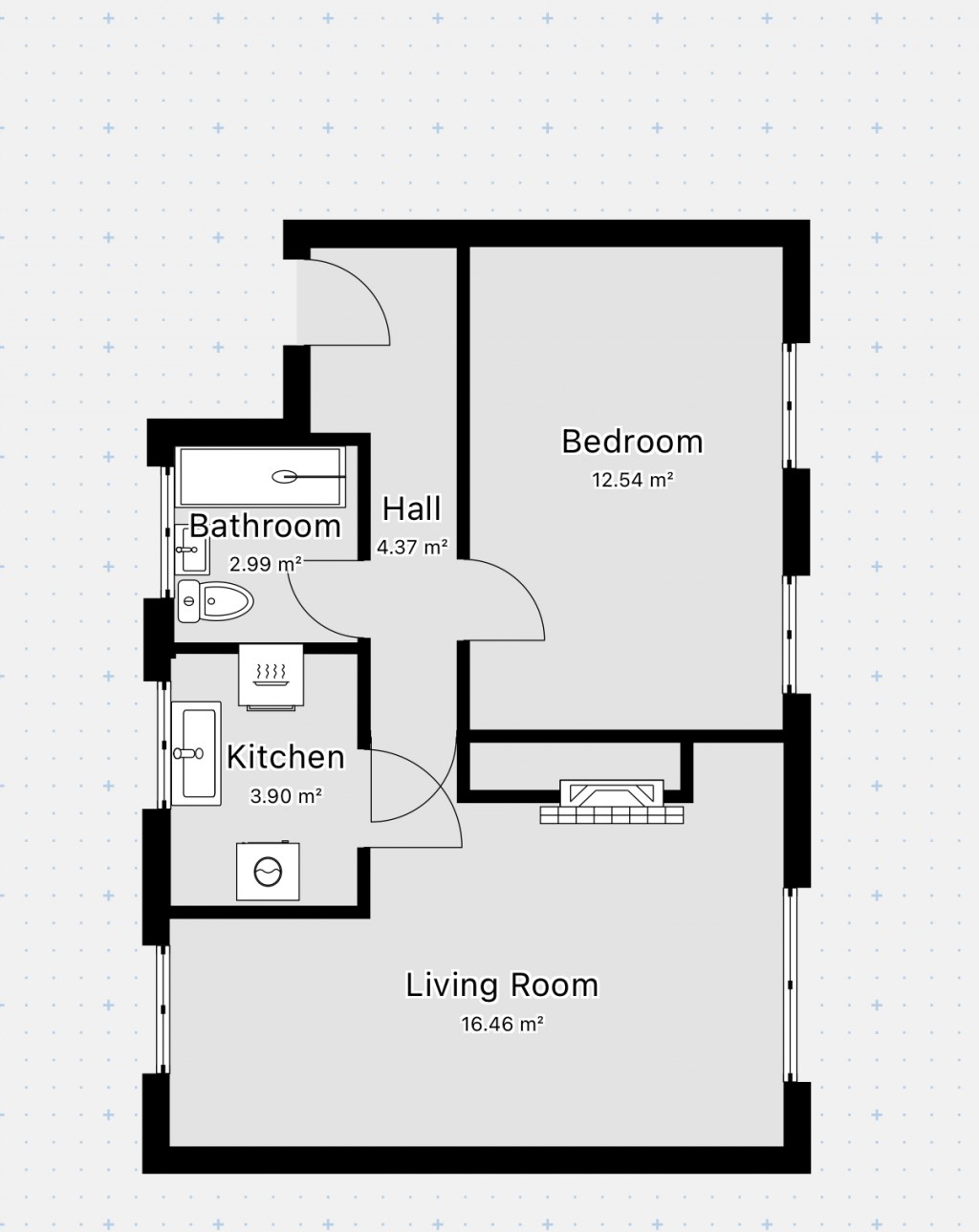 Floorplans For Connell Court, CORBY