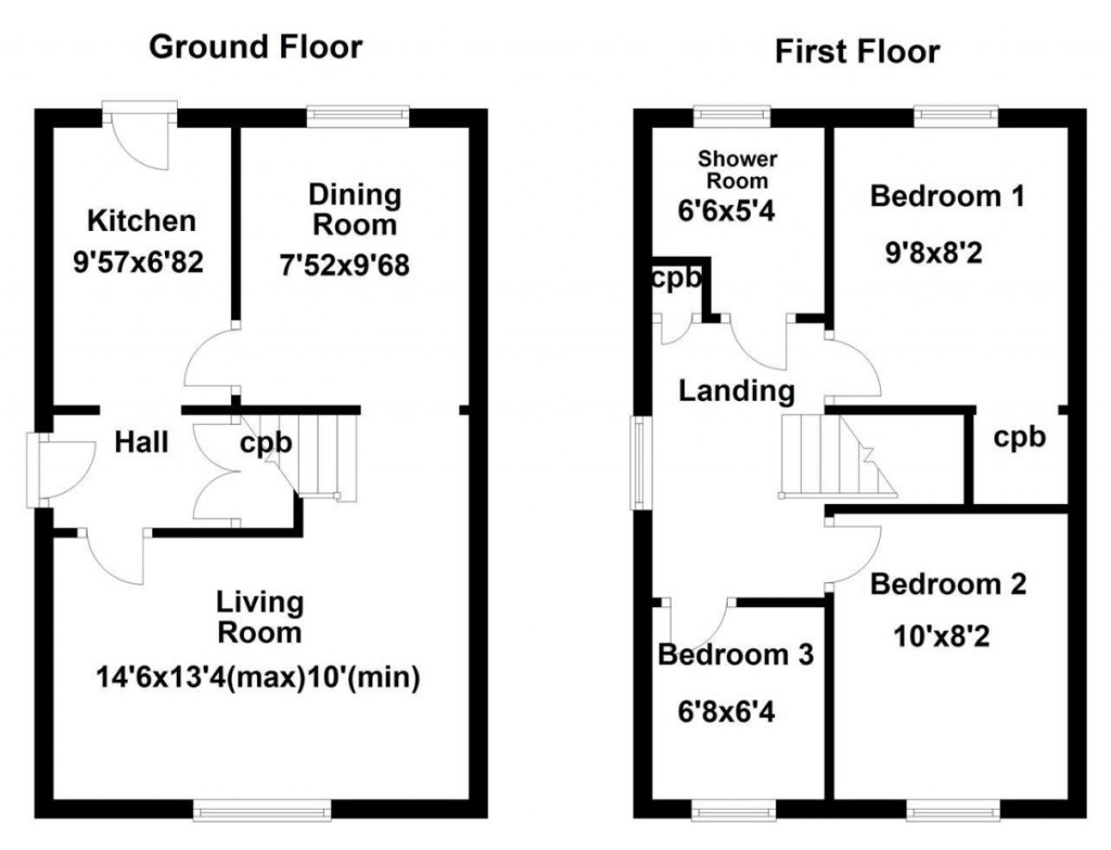 Floorplans For Poplar Road, CORBY